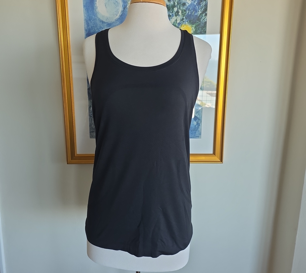 2 lululemon athletica Black Gray Swiftly Tanks - Picture 3 of 12